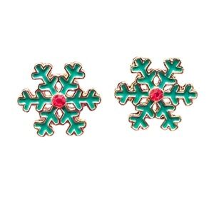 Christmas Jewelry - Christmas snowflake earrings